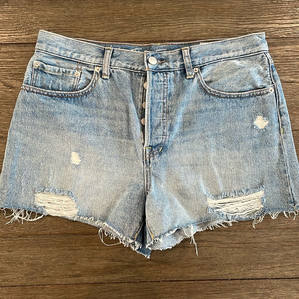We the free free people jean shorts size 31